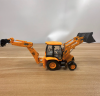 13135 Масштабная модель экскаватора погрузчика JCB 3CX в масштабе 1/50
