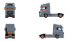 01-5177 Масштабная модель Седельный тягач MAN TGX GM в масштабе 1 50