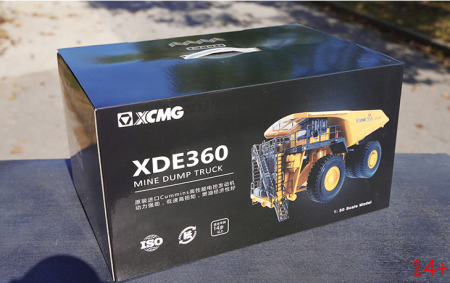 40634 Масштабная модель карьерный самосвал XCMG XDE360  в масштабе 1:50