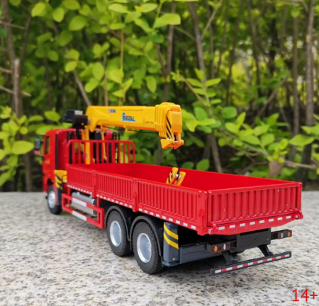 40805 Масштабная модель XCMG GSQS 350-5 с краном-манипулятором 1:35 | Коллекционная модель спецтехники | Готовый подарок