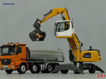1001 Масштабная модель Liebherr LH 22 M Litronic погрузчик материалов в масштабе 1:50