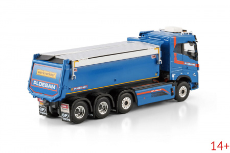01-4621 Масштабная модель Самосвал VOLVO FH5 8X4 в масштабе 1 50