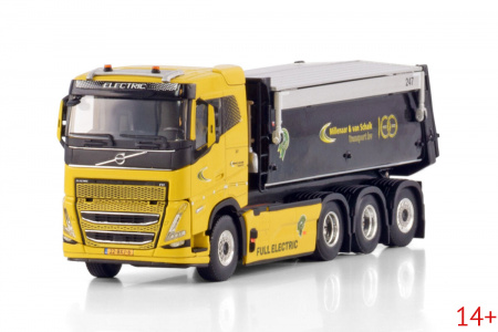 01-4603 Масштабная модель Самосвал VOLVO FH5 SLEEPER CAB ELECTRIC 8X4  в масштабе 1 50