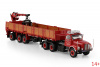 01-4676 Масштабная модель Самосвальный прицеп с краном манипулятором SCANIA L110 DAY CAB TORPEDO 6X2 в масштабе1 50