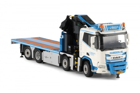 01-5072 Масштабная модель Манипулятор DAF XD SL RIGED FLATBED TRUCK 8X2 в масштабе 1 50
