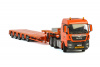 01-2466 Масштабная модель Низкорамный трал MAN TGX XLX 6x4 Nooteboom MCO PX - 5 осн. в масштабе 1:50
