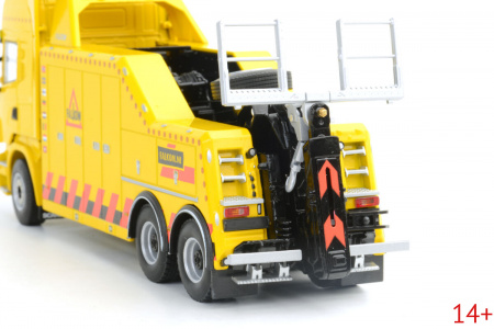 04-1085 Масштабная модель Седельный тягач SCANIA R(6) TOPLINE FALKOM 3 в масштабе 1 50