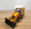 13135 Масштабная модель экскаватора погрузчика JCB 3CX в масштабе 1/50