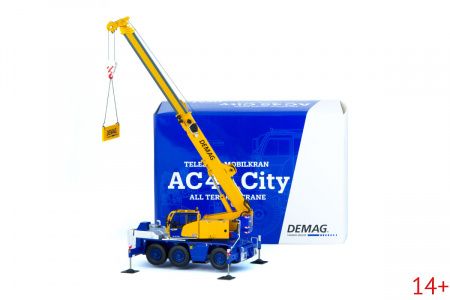 31-0206 Масштабная модель мобильный кран DEMAG AC 45 CITY в масштабе 1:50