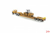 85601С Масштабная модель Cat CT660 тягач с XL120 низкорамным HDG полуприцепом и катком Cat CB-534D XW 1:50