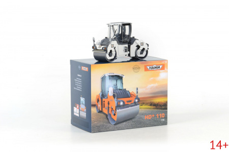 01-1175 Масштабная модель HAMM DH 110 WITH CLOSED CABINE каток в масштабе 1:50