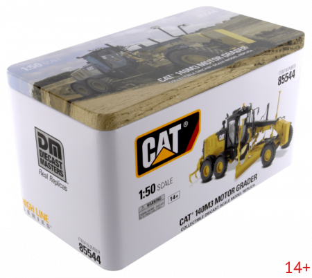 85544 Масштабная модель Cat 140M3 Автогрейдер в масштабе 1:50