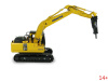 8140 Масштабная модель Komatsu PC210 LC-11 Экскаватор с гидромолотом  в масштабе 1:50