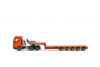 01-2466 Масштабная модель Низкорамный трал MAN TGX XLX 6x4 Nooteboom MCO PX - 5 осн. в масштабе 1:50