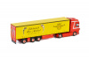 01-3298 Масштабная модель DAF XF SUPER SPACE CAB MY2017 4X2 CURTAINSIDE TRAILER - 3 AXLE Michael Fuhrbetrieb 1:50
