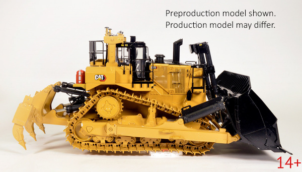 40551 Масштабная модель карьерный бульдозер Cat D11  рыхлительным оборудованием в масштабе 1:24 - литье под давлением