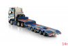 01-4311 Масштабная модель VOLVO FH5 GLOBETROTTER 6X2 4-осный самоходный полуприцеп с низкой погрузкой в масштабе 1:50