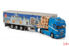 02-3115 Масштабная модель Шторный полуприцеп SCANIA R HIGHLINE CR20H 4X2 в масштабе 1 50