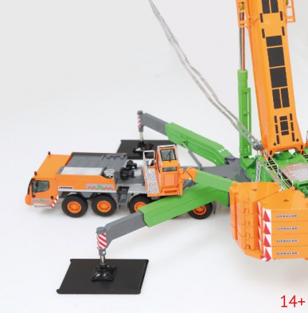 732/34 Масштабная модель Автокран Liebherr LTM11200-9.1 "МПМ" в масштабе 1:50