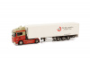 01-4081 Масштабная модель SCANIA STREAMLINE HIGHLINE 4X2 фургонный полуприцеп - 3 осный в масштабе  1:50