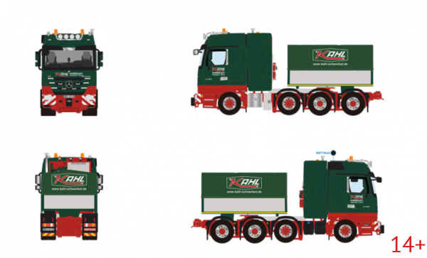 01-5419 Масштабная модель Грузовой прицеп MERCEDES-BENZ ACTROS MP3 LH 8X4 в масштабе 1 50