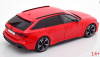 KF023-4 Масштабная модель легковой автомобиль Audi RS6 Avant Red 2021 года в масштабе 1/18