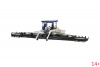 61-2005 Масштабная модель POWER DT2000 PAVER BLUE/WHITE Асфальтоукладчик сувенирная продукция в масштабe 1:50