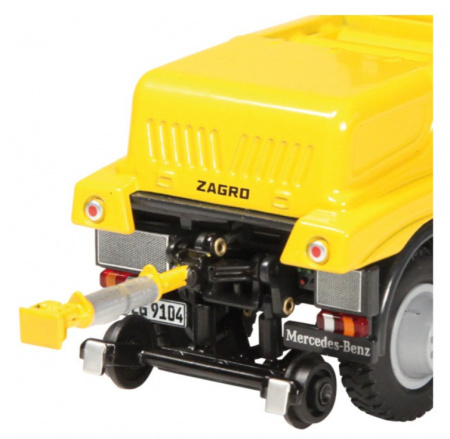 9104 Масштабная модель Локомобиль маневровый Mercedes-Benz Unimog U400 ZW "Zagro" в масштабе 1:50