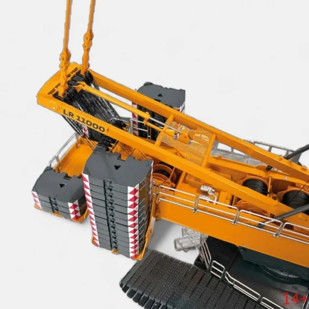 1029 Масштабная модель Асфальтоукладчик Liebherr LR11000 в масштабе 1 50