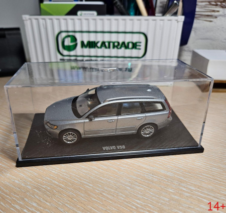 vfl1722 Масштабная модель седана Volvo Вольво М50 серебристый электрик в масштабе 1 43