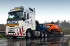 01-5399 Масштабная модель Низкорамный трал VOLVO FH AERO GLOBETROTTER 6X4 в масштабе 1 50 