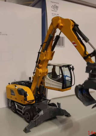 1001 Масштабная модель Liebherr LH 22 M Litronic погрузчик материалов в масштабе 1:50
