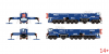 51-2209 Масштабная модель Мобильный автокран LIEBHERR LTM 1750-9.1 в масштабе 1 50 